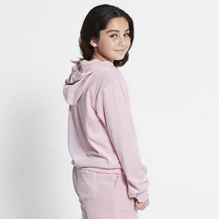 Velours-Kapuzenpullover "Ellie star"